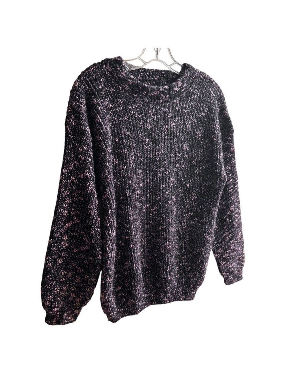 Vintage ADELE Knitwear Made in U.S.A Crew Neck Sweater Medium